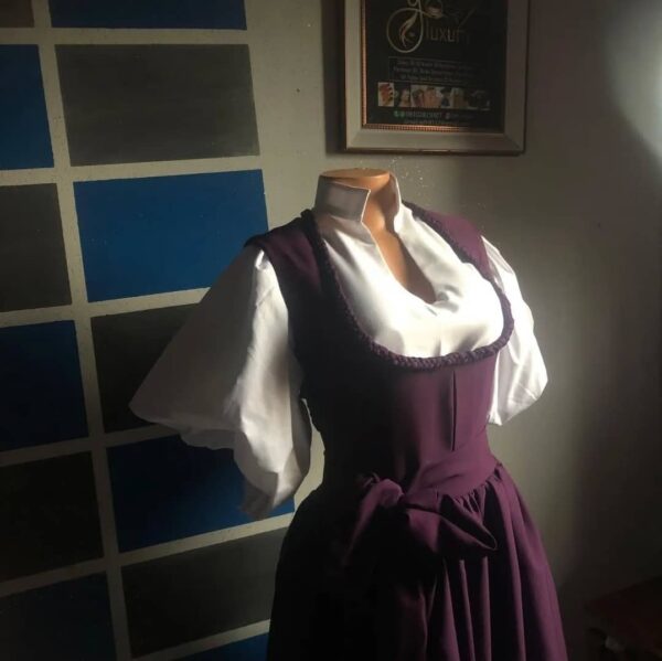 Pleated Gown