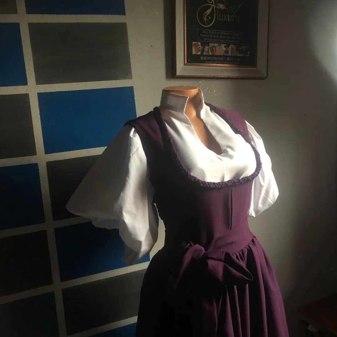 Pleated Gown