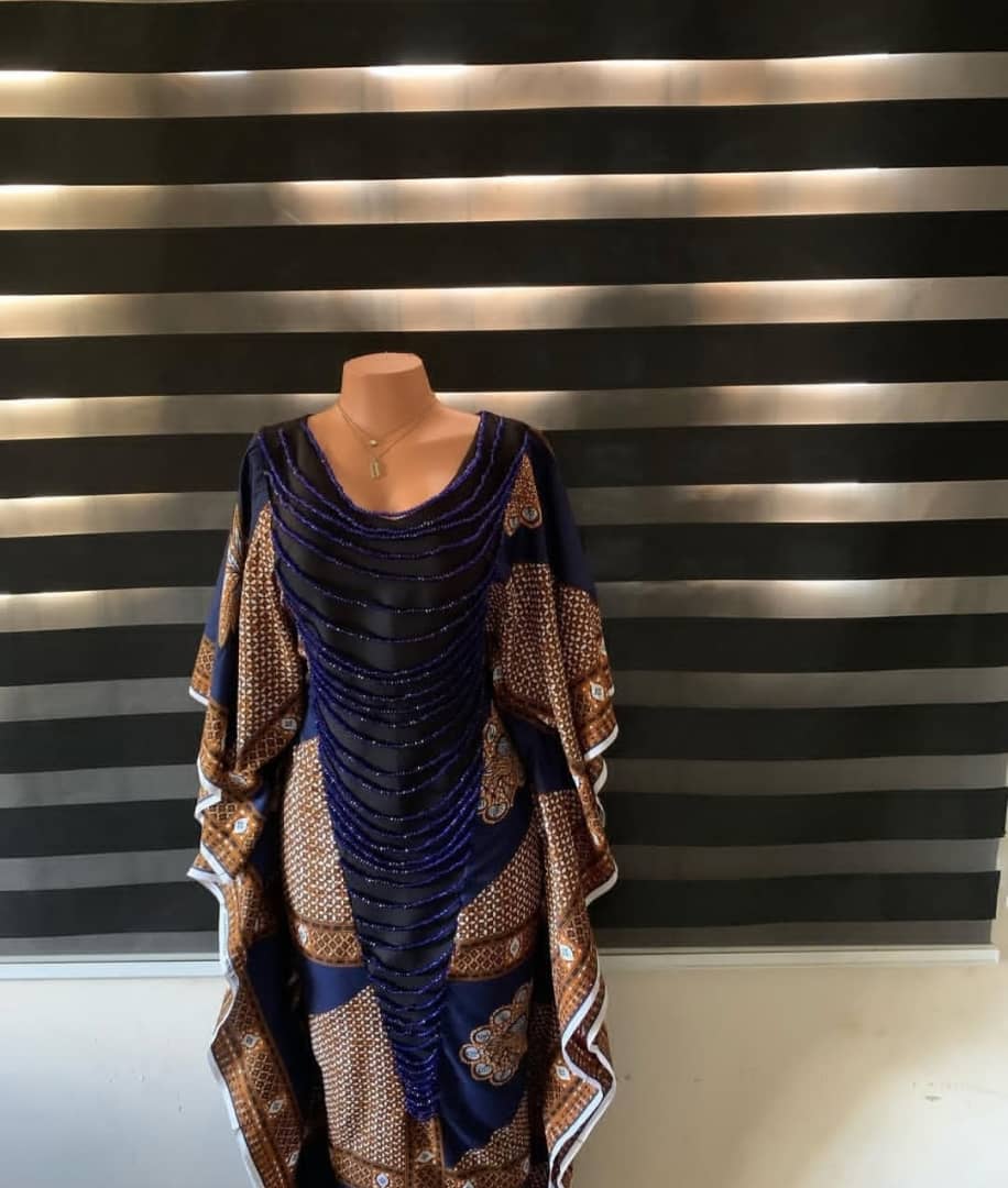 Beaded Bubu Gown